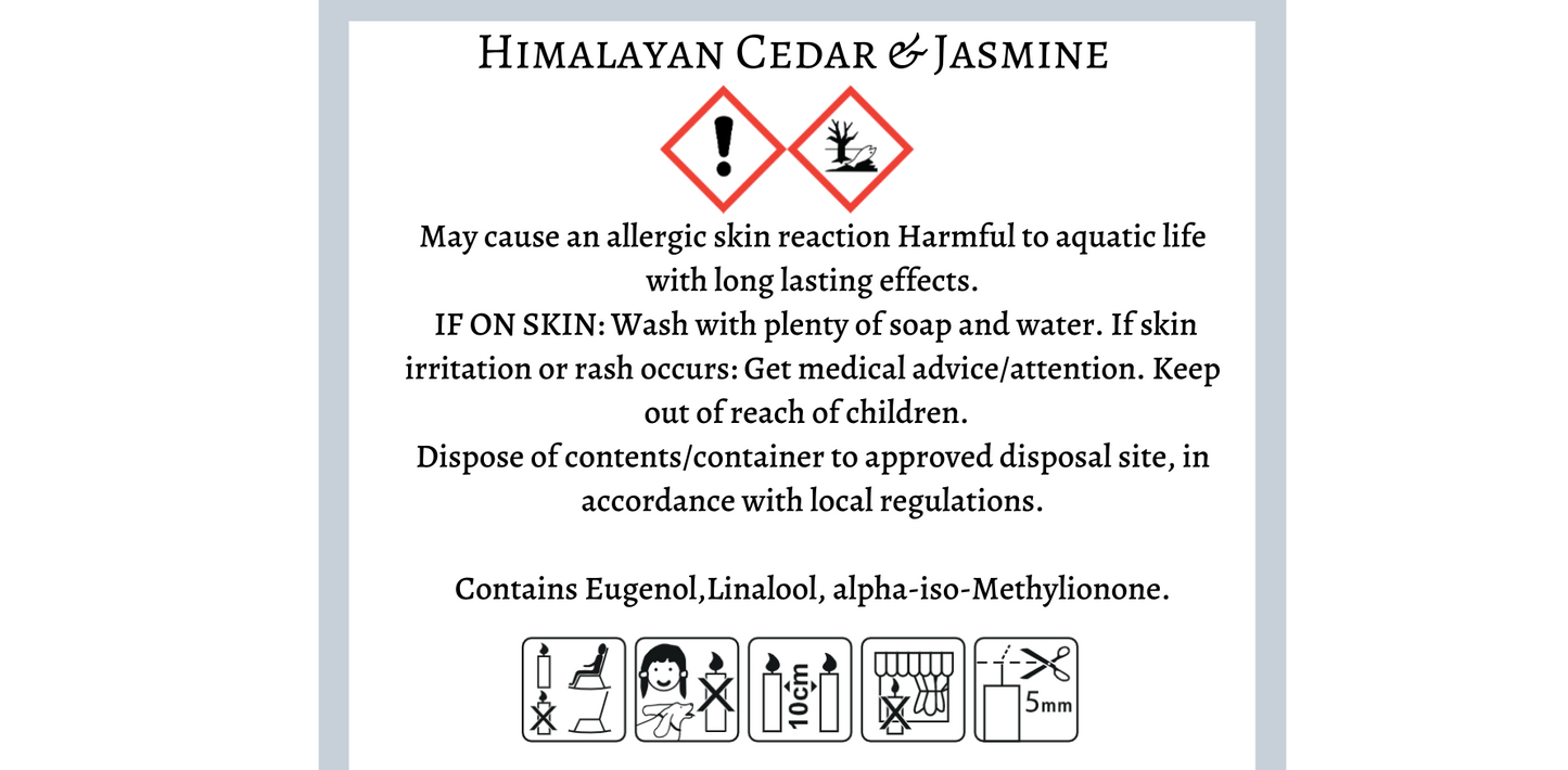 Himalayan Cedar & Jasmine scented soy wax candle - Lanji Candles