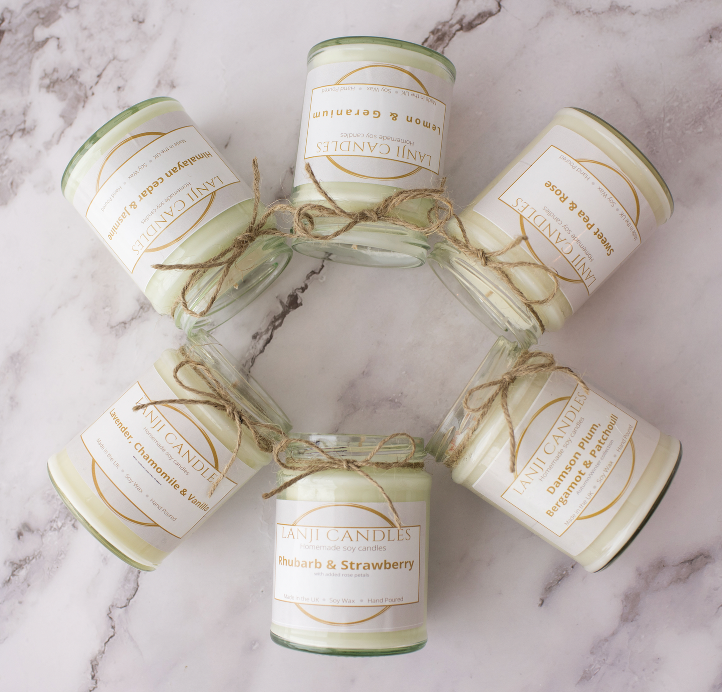 3 Core Range Scented Soy Wax Candle Gift Set