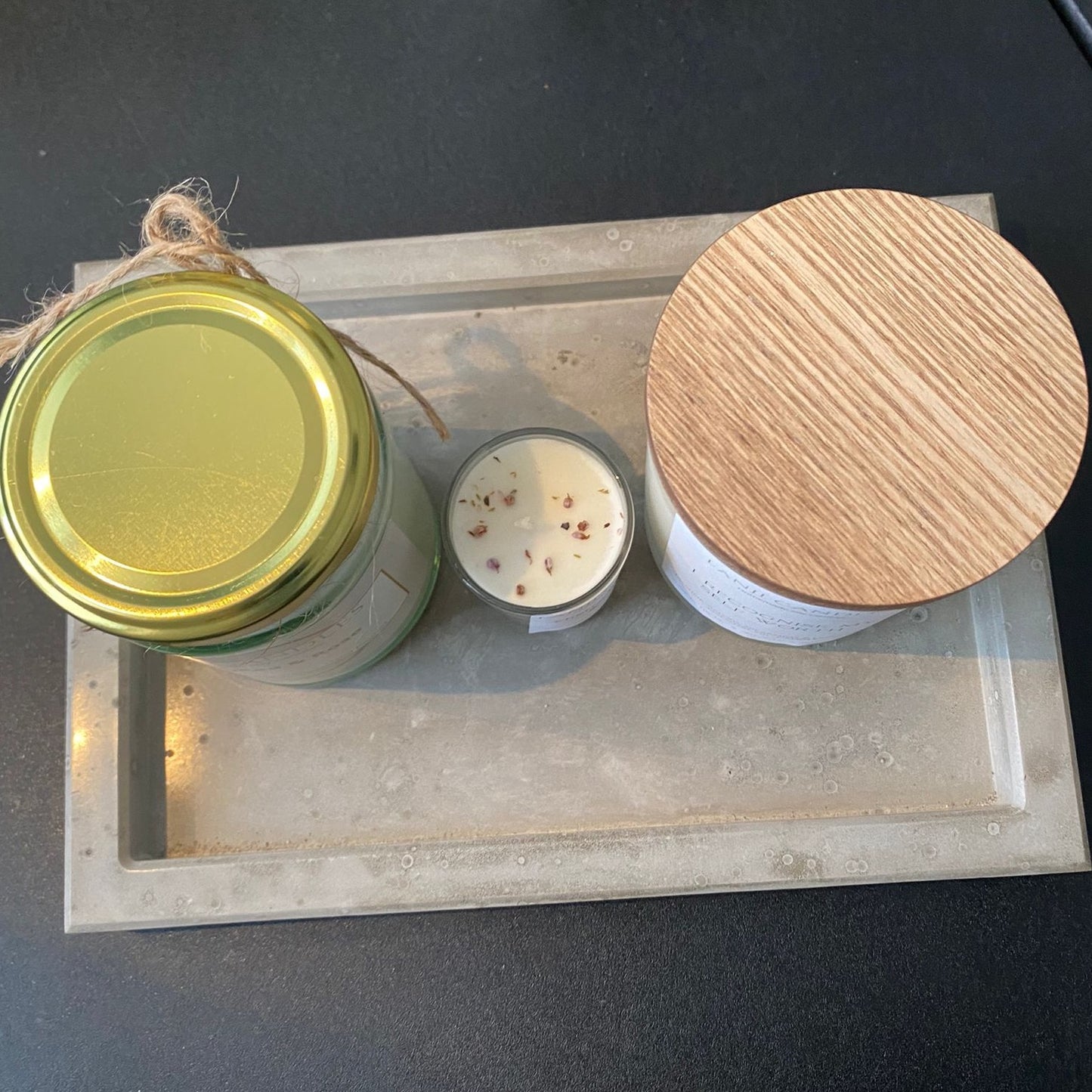 Concrete Candle Tray | Away & Home Collection
