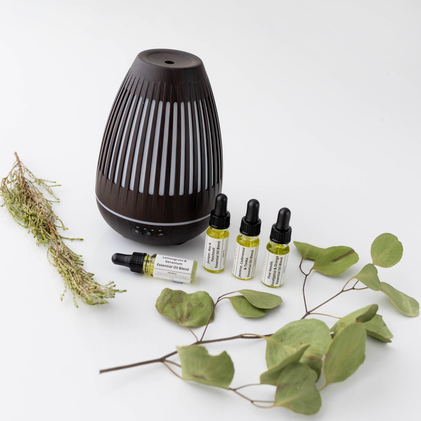 LED Ultrasonic Diffuser & Essential Oil Gift Set