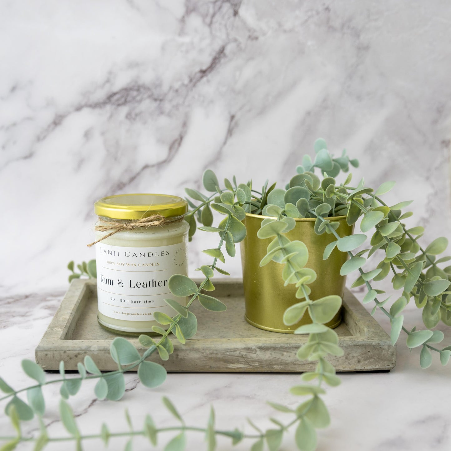 Concrete Candle Tray | Away & Home Collection