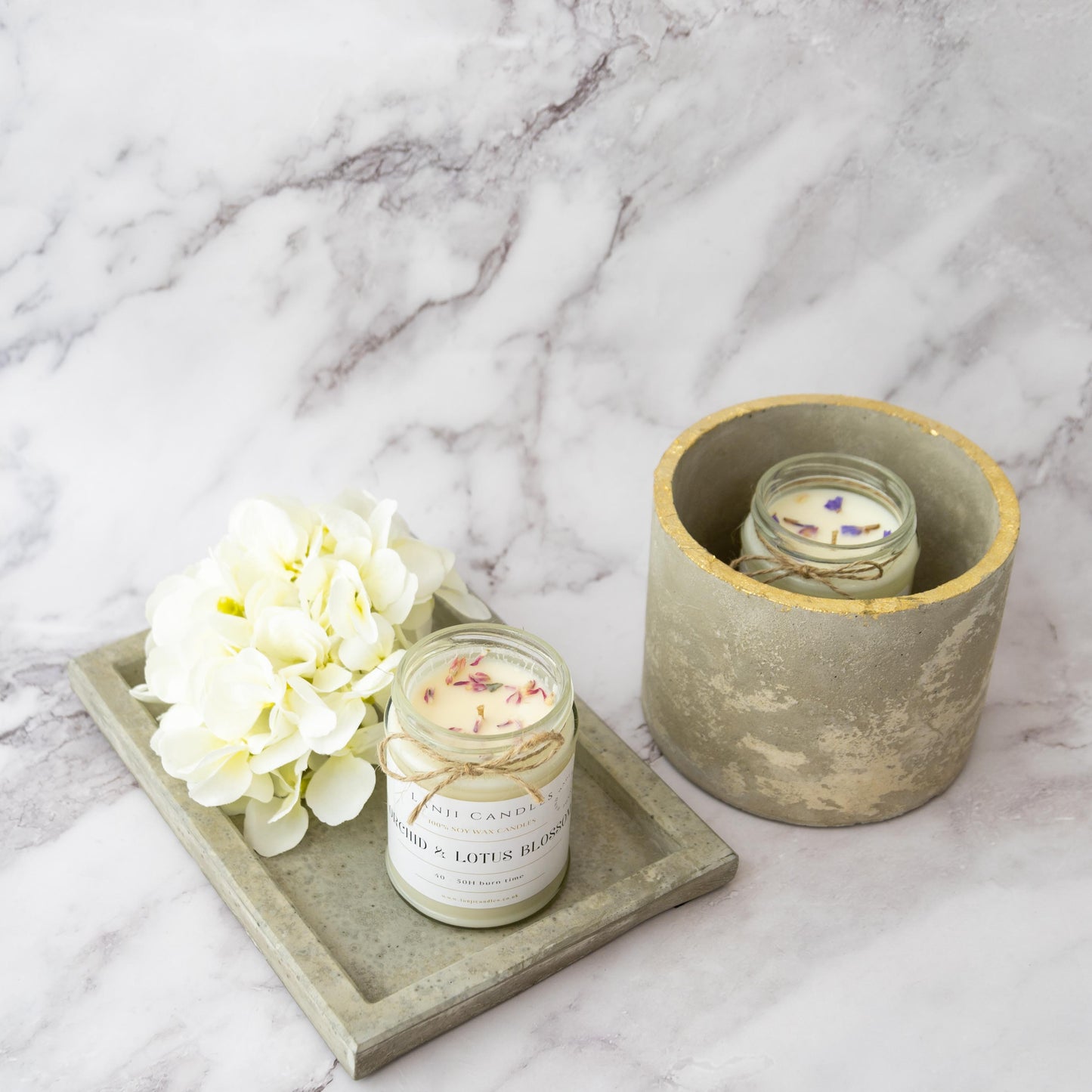Concrete Candle Tray | Away & Home Collection