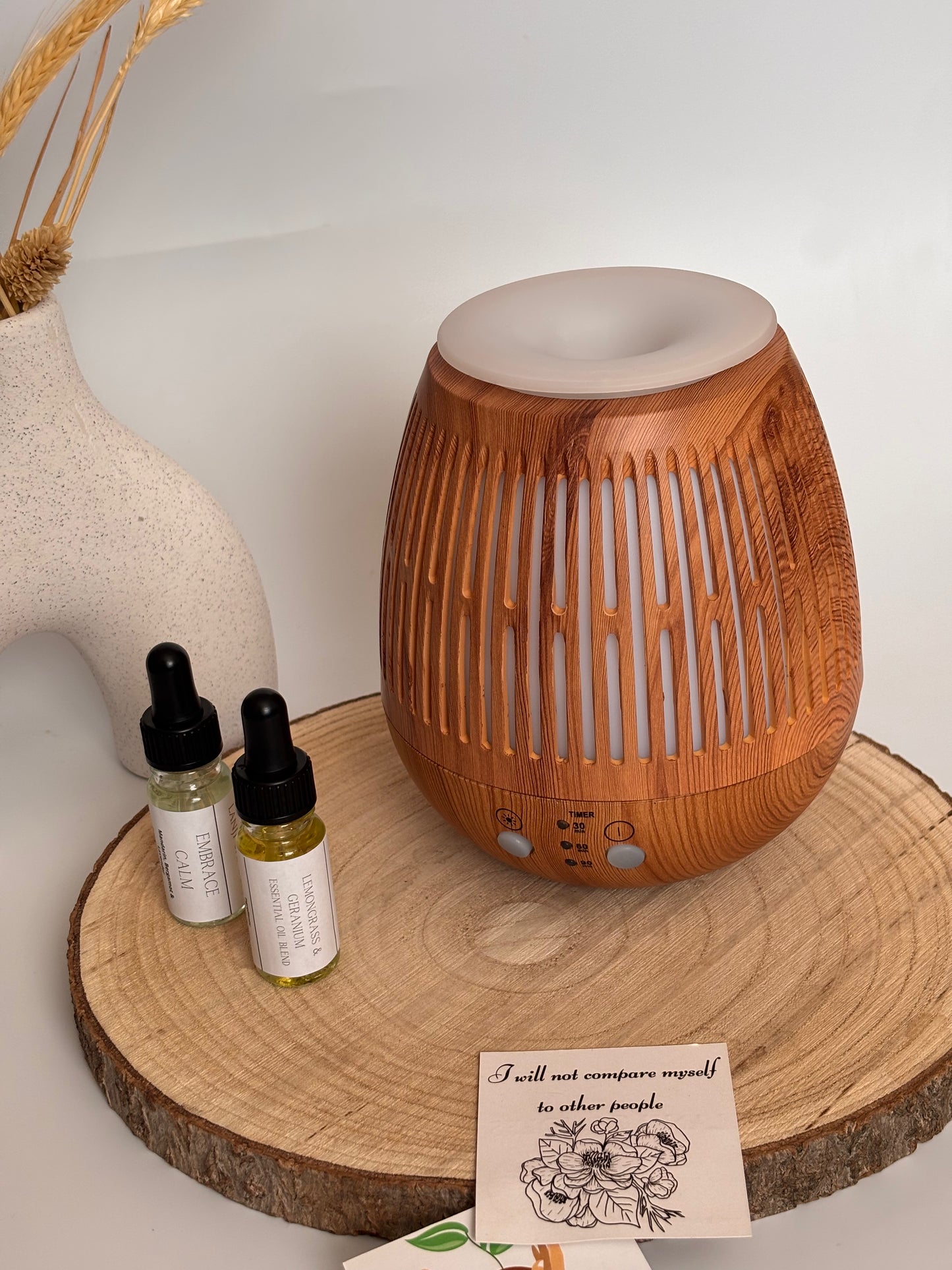 Oval Grill Aroma Diffuser | LED Ultrasonic Diffuser