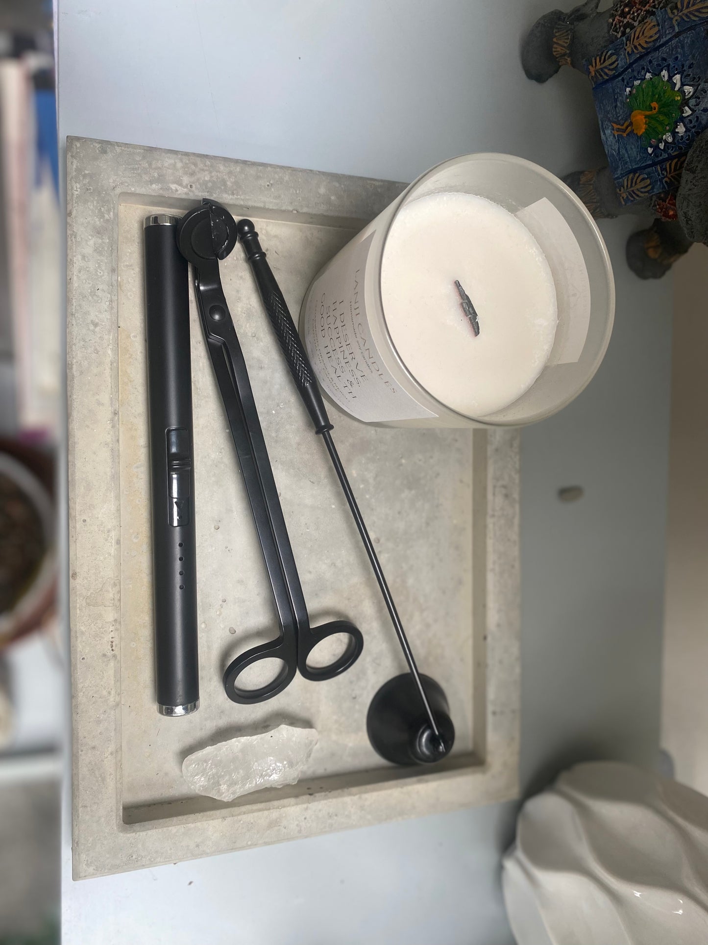 Concrete Candle Tray | Away & Home Collection