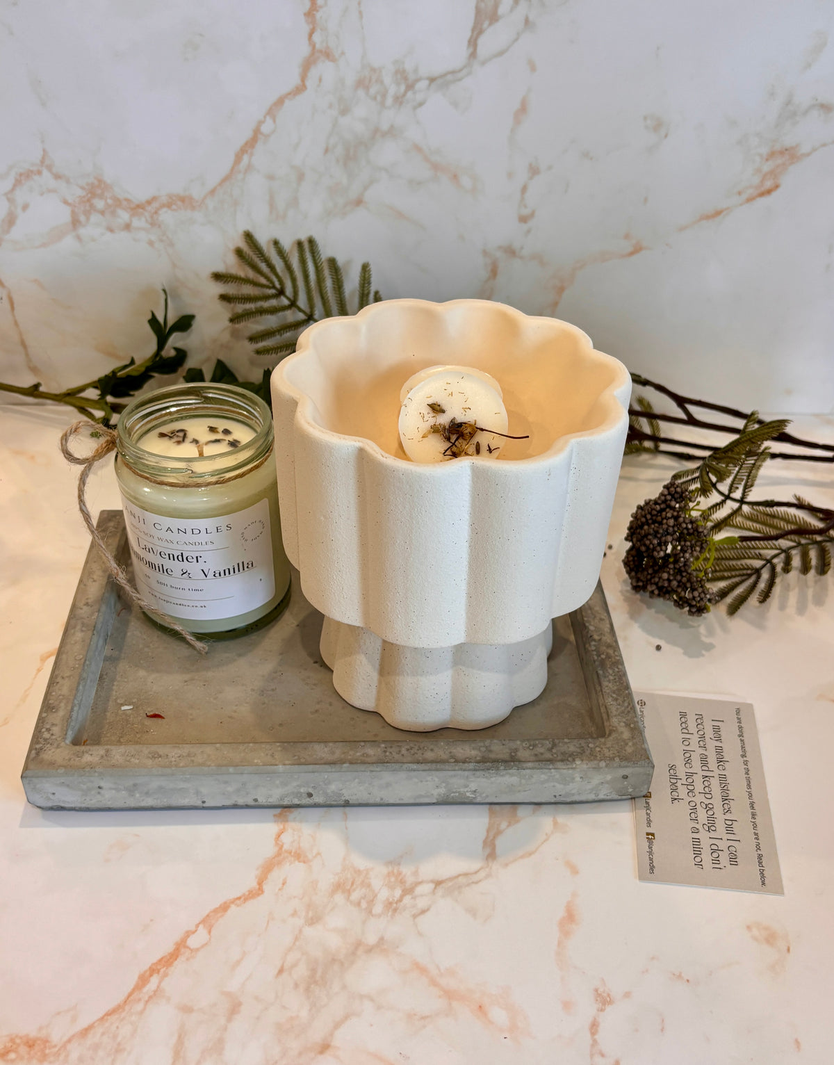 Siavonga Wax Melt Burner | Large Wax Melt & Essential Oil Warmer