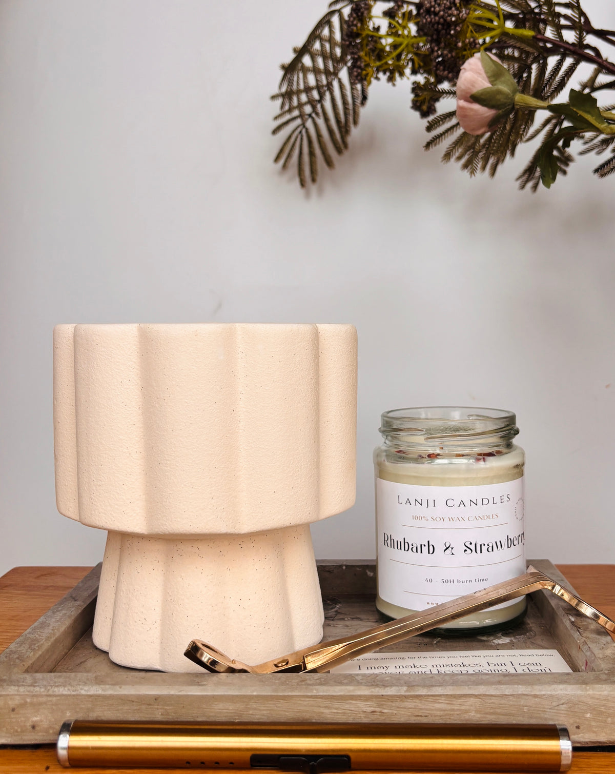 Siavonga Wax Melt Burner | Large Wax Melt & Essential Oil Warmer