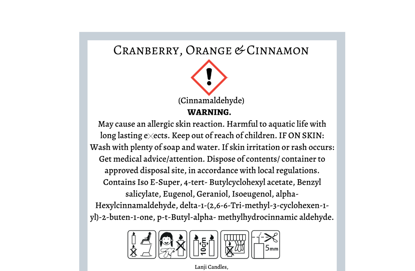 Cranberry, Orange & Cinnamon Scented Products | Christmas 2025 fragrance