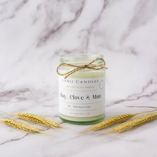 Bay, Clove & Mint scented candle | Seasonal Collection