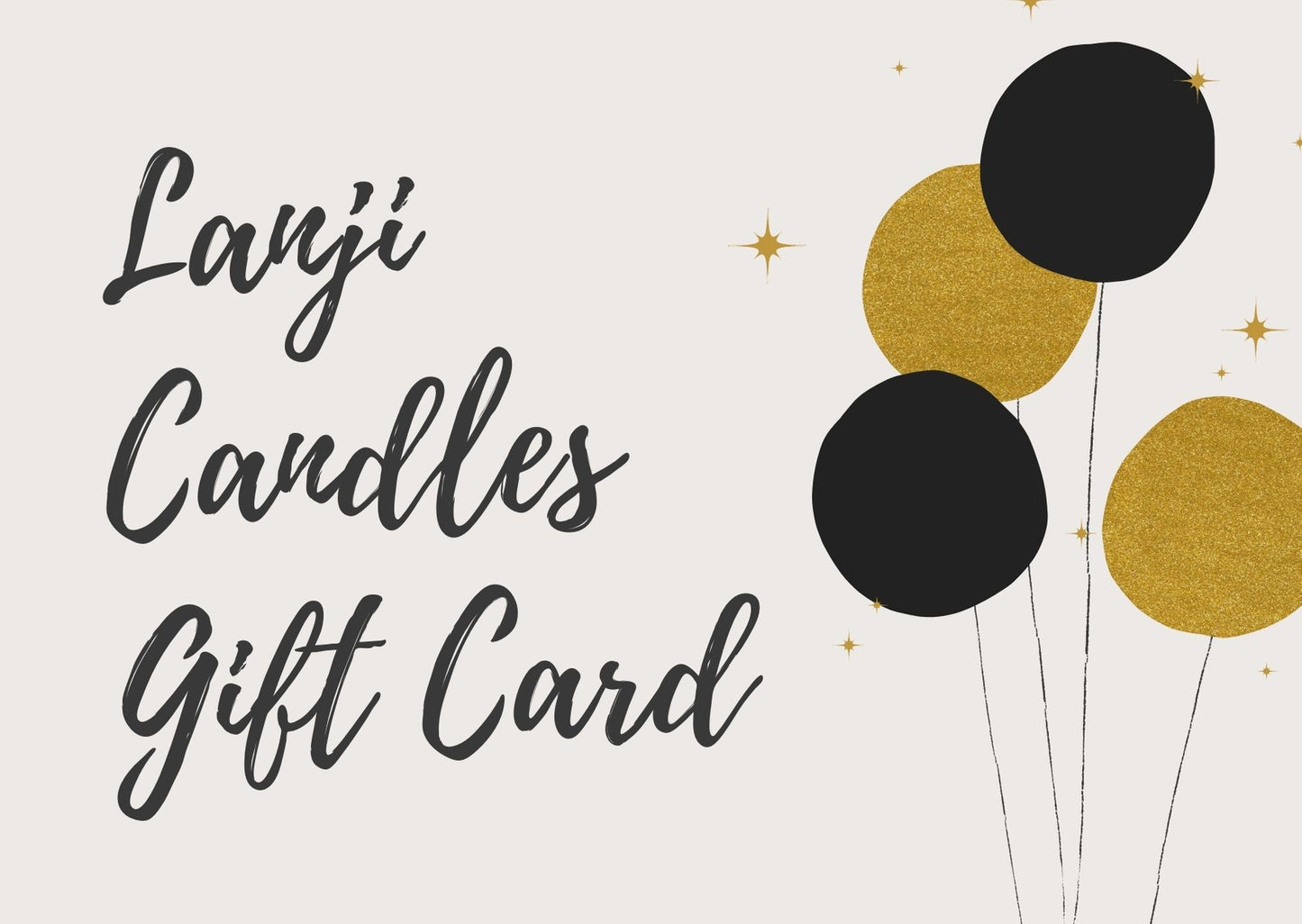 Lanji Candles Gift Cards - Lanji Candles