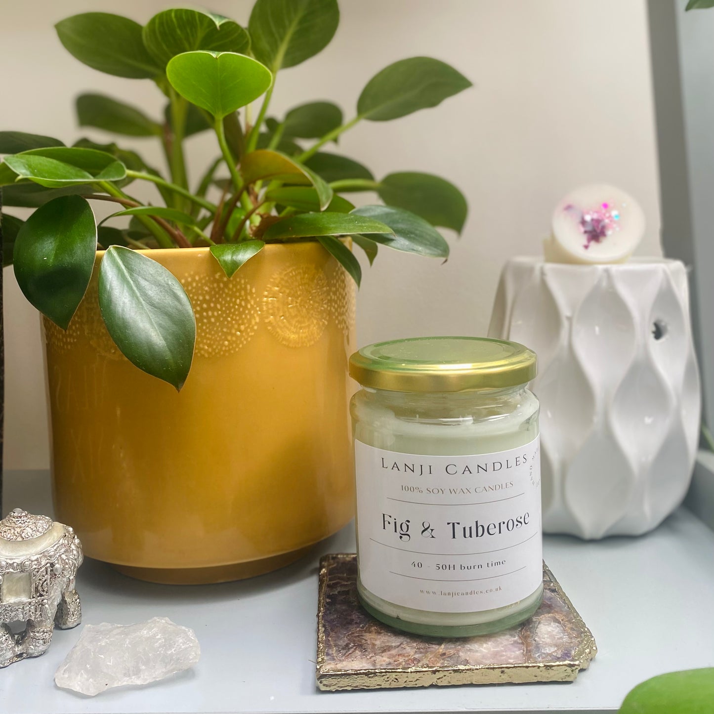 Fig & Tuberose scented candle | Seasonal Collection