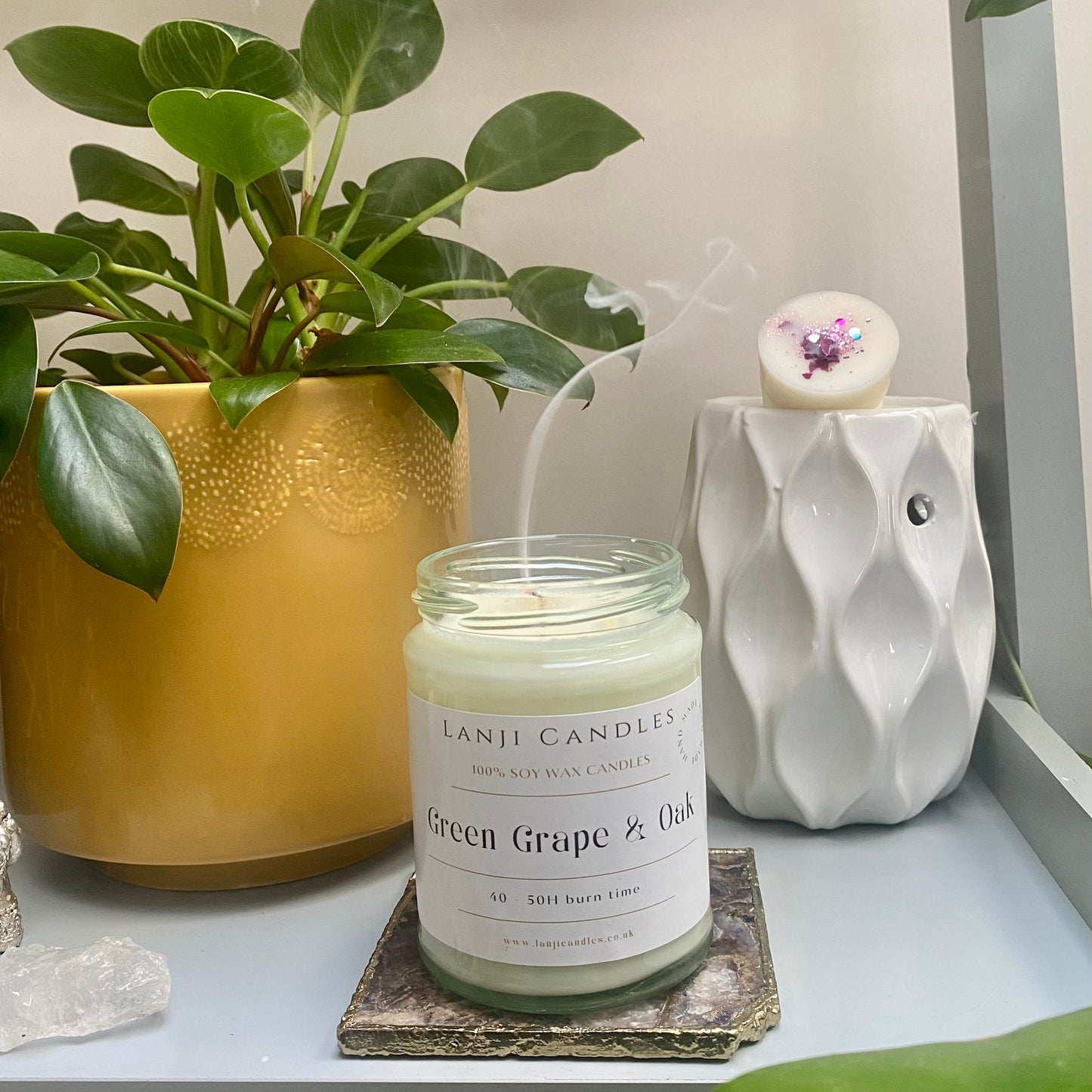 Green Grape & Oak Scented Candle | Seasonal Collection