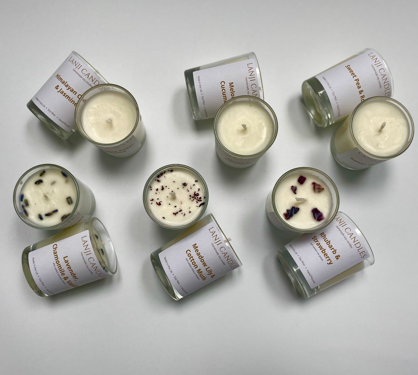 Set of 6 Sample candles - Lanji Candles