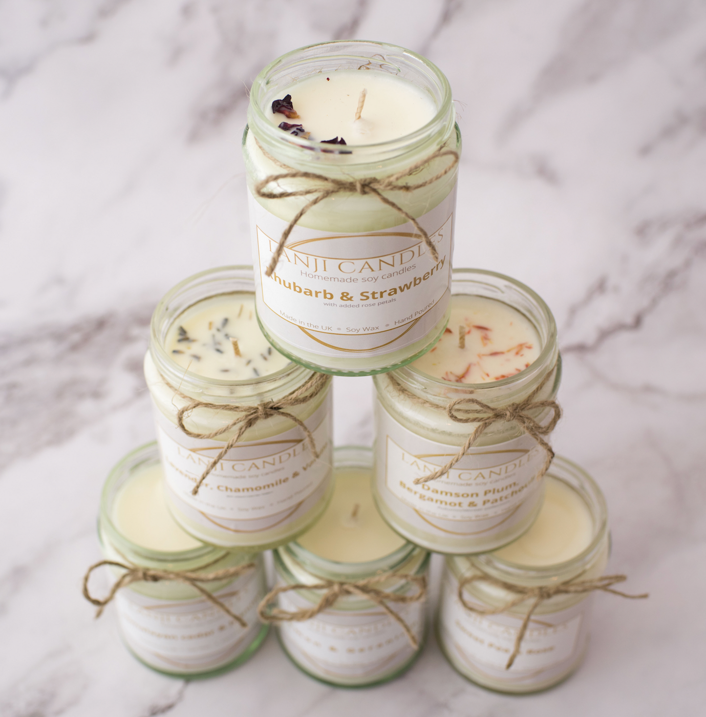 3 Core Range Scented Soy Wax Candle Gift Set