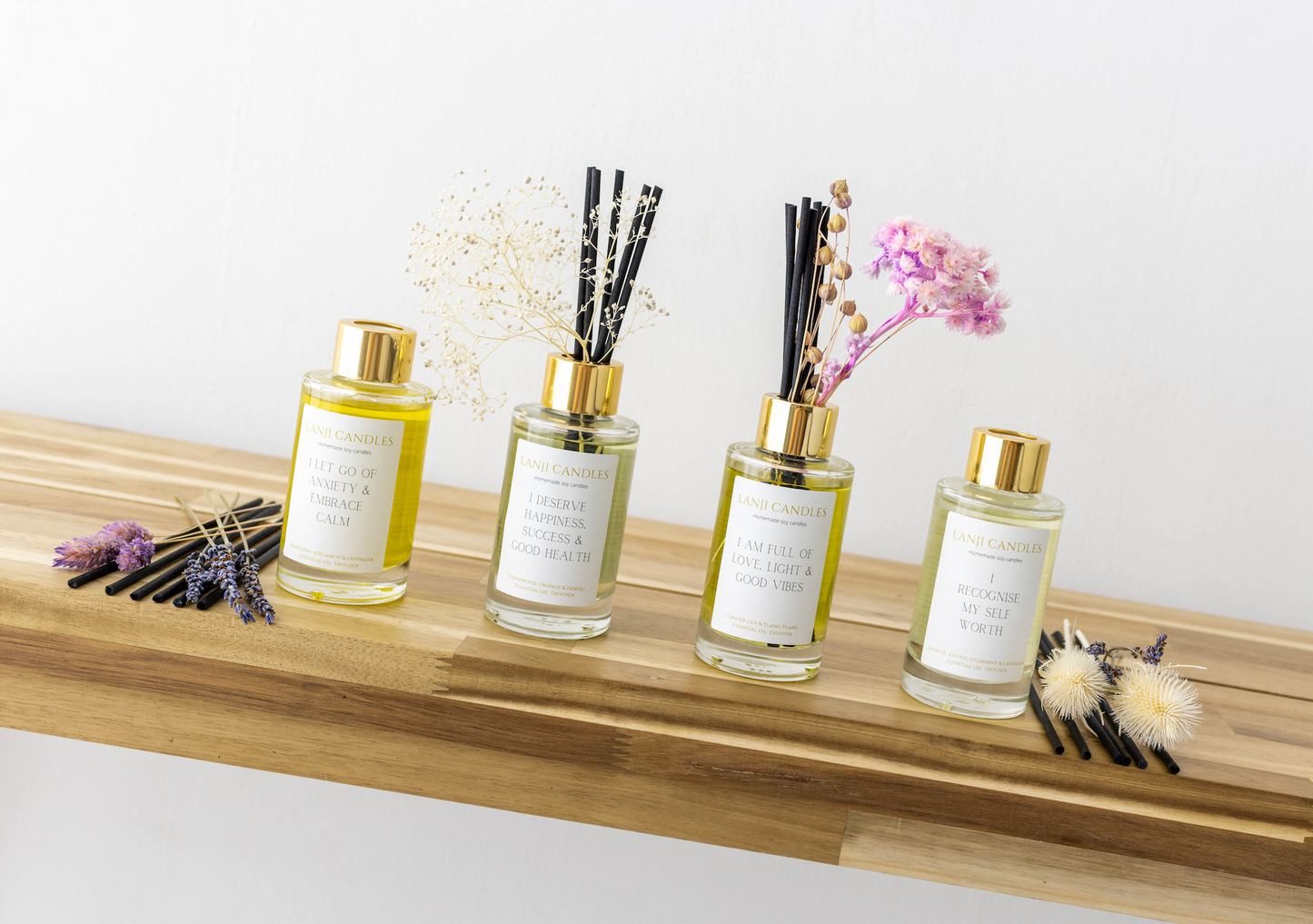 Essential Oil Reed Diffusers | Affirmation Diffusers