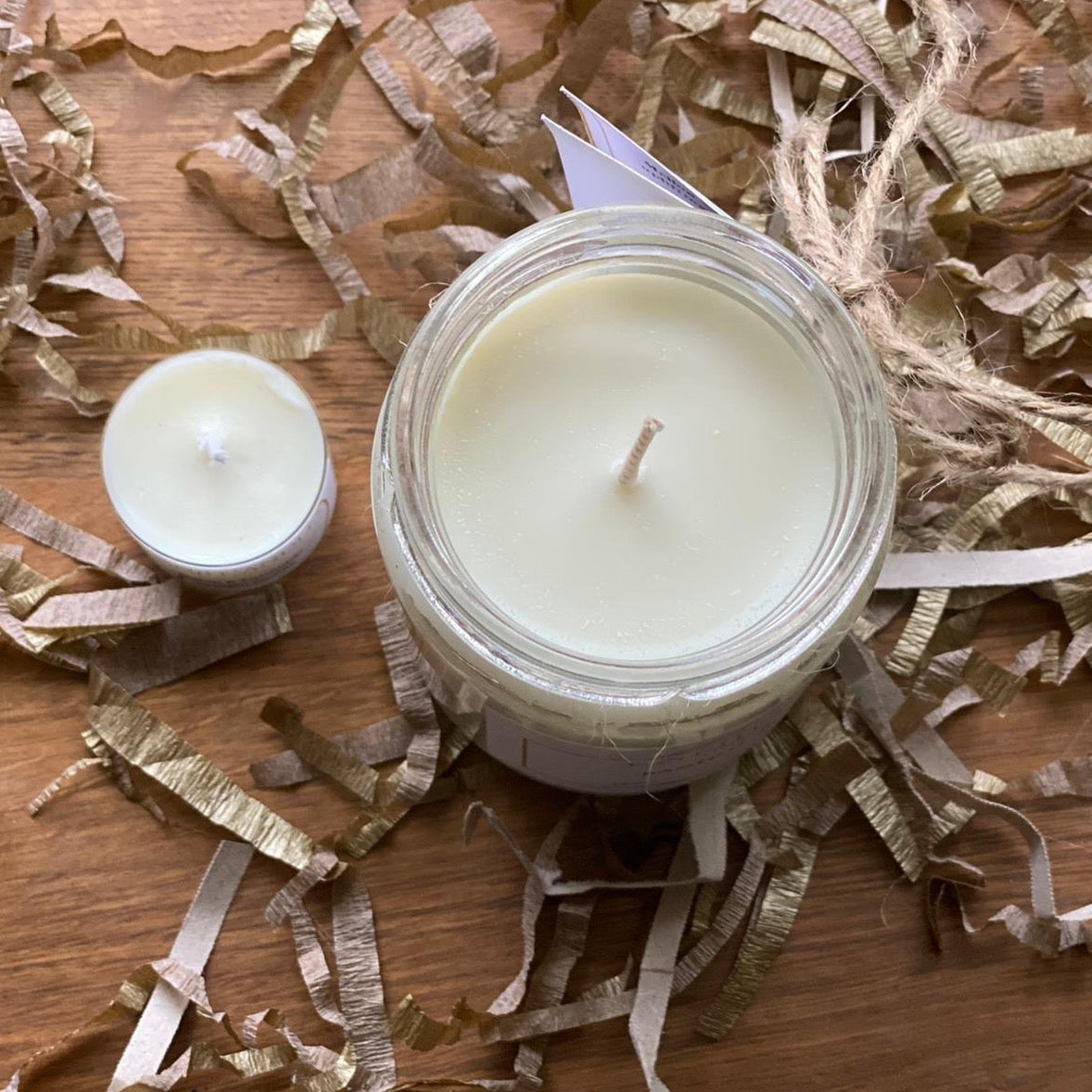 Melon & Cucumber scented soy wax candle - Lanji Candles