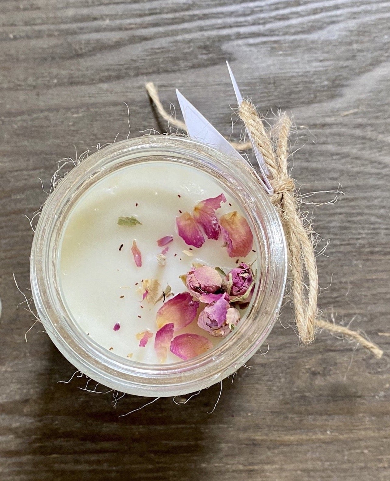 Rhubarb & Strawberry scented soy wax candle - Lanji Candles