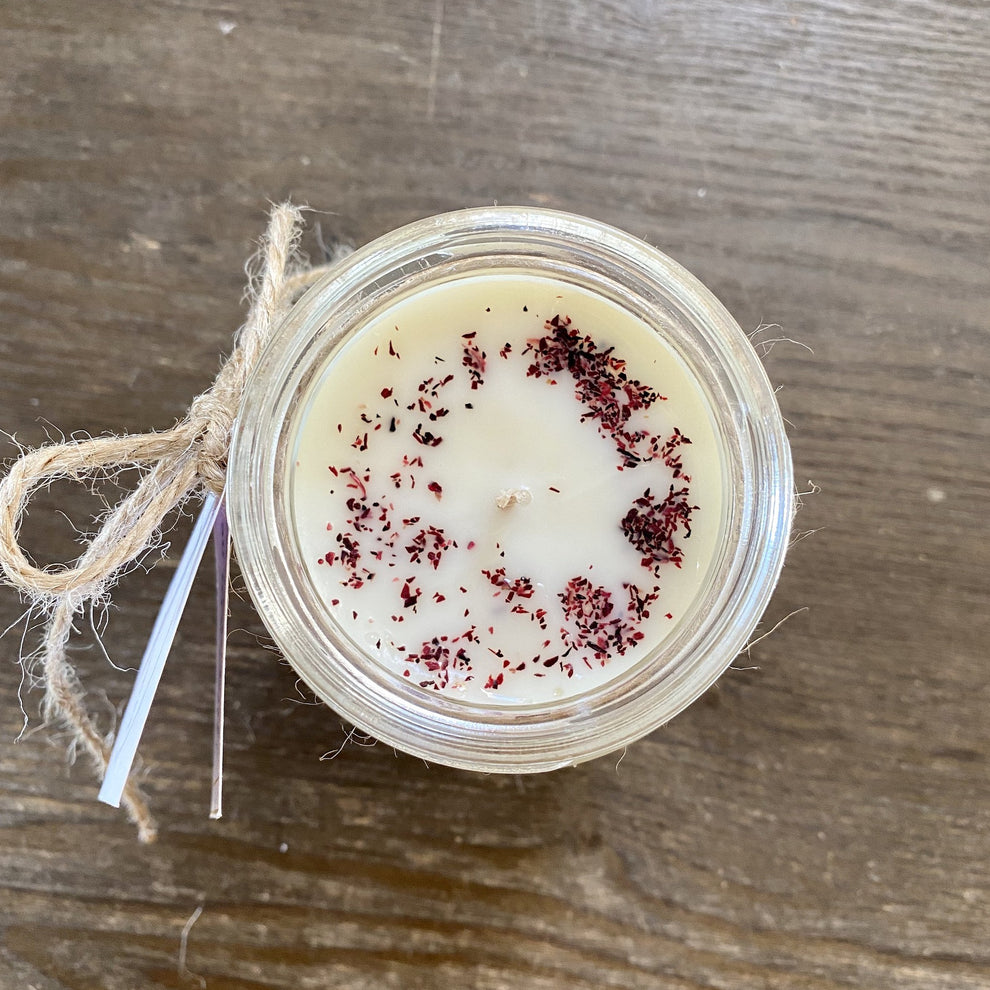 Meadow Lily & Cotton Musk scented soy wax candle – Lanji Candles