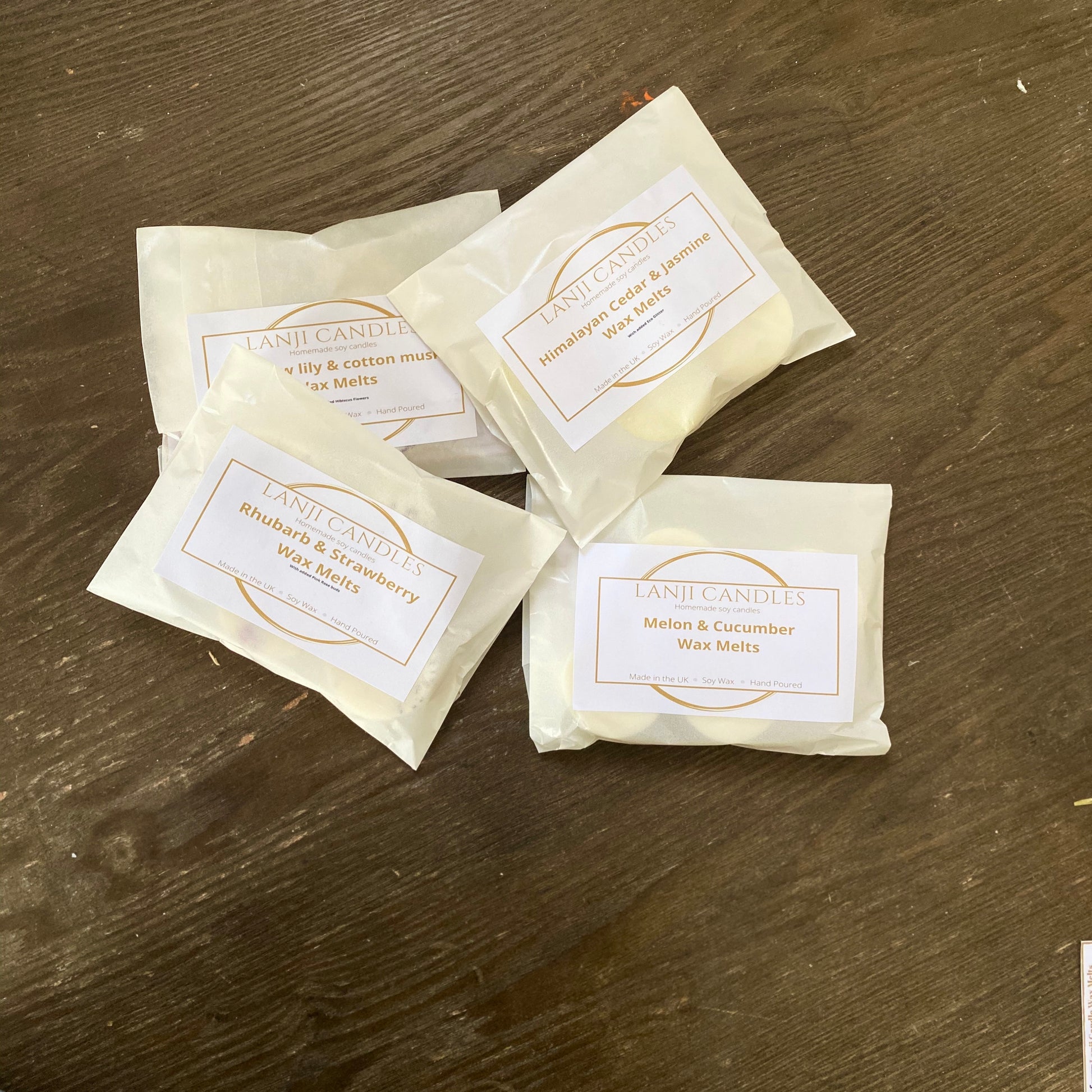 Wax Melts | Large 100% Soy Wax Melts - Lanji Candles